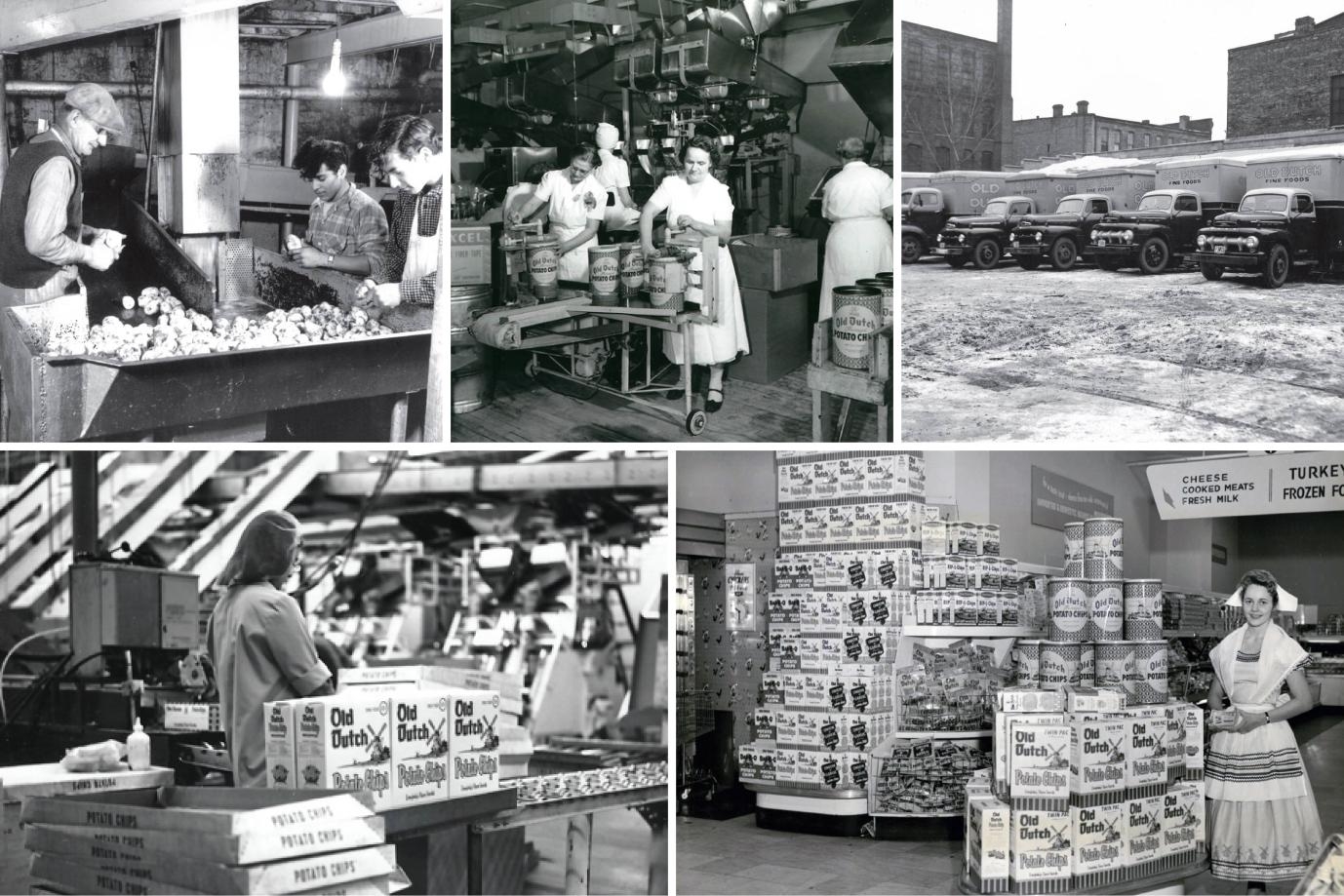 Old dutch factory and production throughout the years